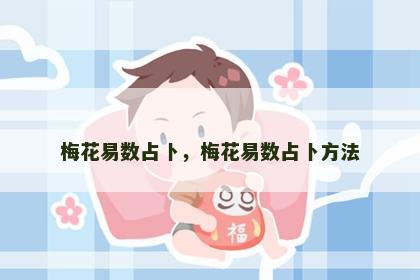 梅花易数占卜，梅花易数占卜方法