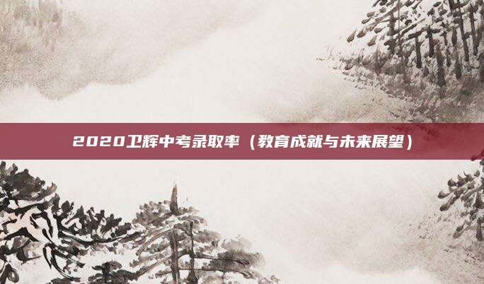 2020卫辉中考录取率（教育成就与未来展望）