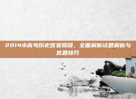 2014小高考历史答案揭晓，全面解析试题解析与答题技巧