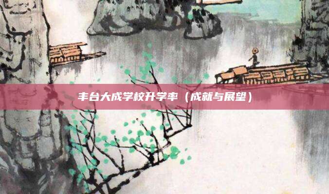 丰台大成学校升学率（成就与展望）