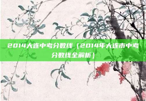 2014大连中考分数线（2014年大连市中考分数线全解析）