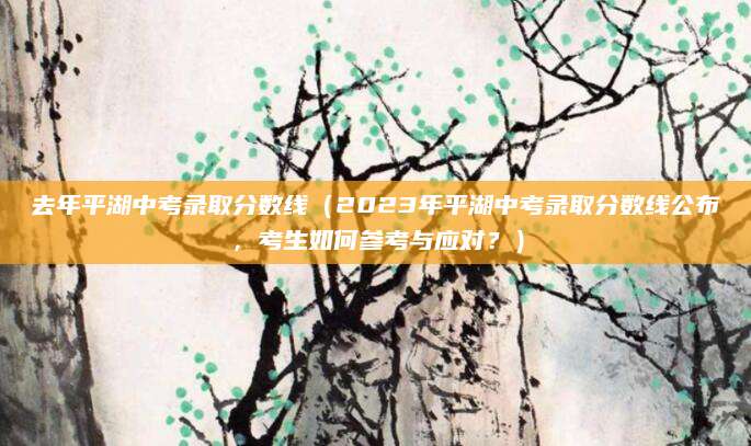 去年平湖中考录取分数线（2023年平湖中考录取分数线公布，考生如何参考与应对？）