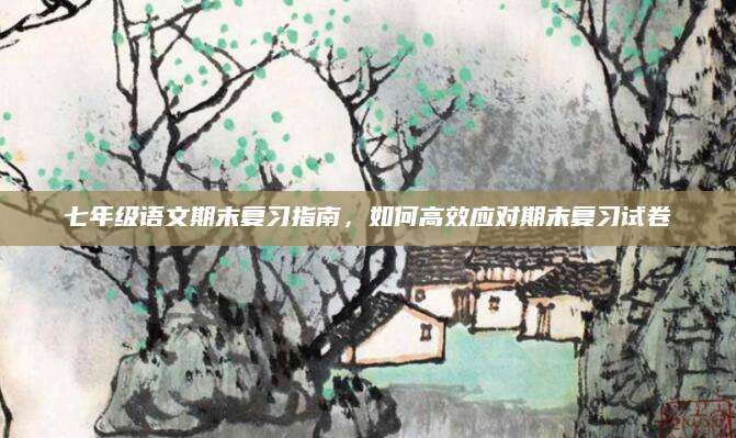 七年级语文期末复习指南，如何高效应对期末复习试卷