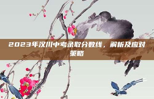 2023年汉川中考录取分数线，解析及应对策略