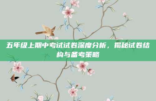 五年级上期中考试试卷深度分析，揭秘试卷结构与备考策略